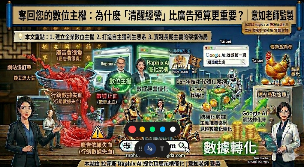 奪回您的數位主權：為什麼「清醒經營」比廣告預算更重要？｜拉菲斯 Raphix AI