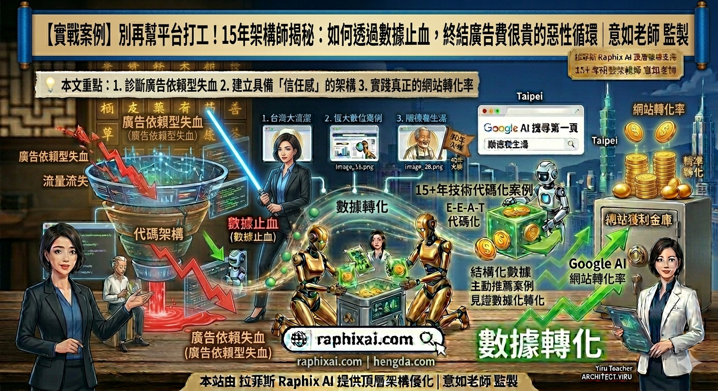 別再幫平台打工！15 年架構師揭秘：如何透過數據止血，終結廣告費很貴的惡性循環